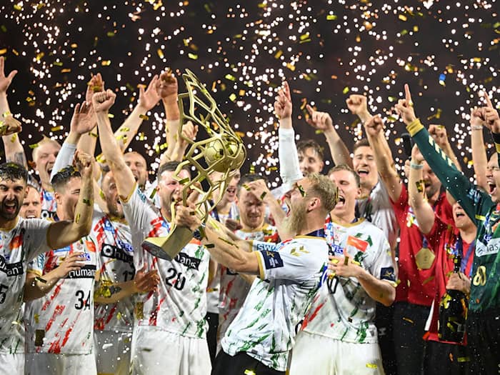 Der SC Magdeburg ist Titelverteidiger in der Champions League. (Archivbild) / Foto: Marius Becker/dpa