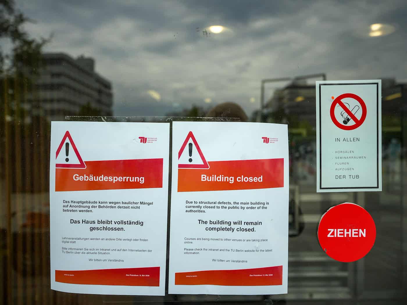 An der TU wurde ein Krisenstab eingerichtet. / Foto: Soeren Stache/dpa