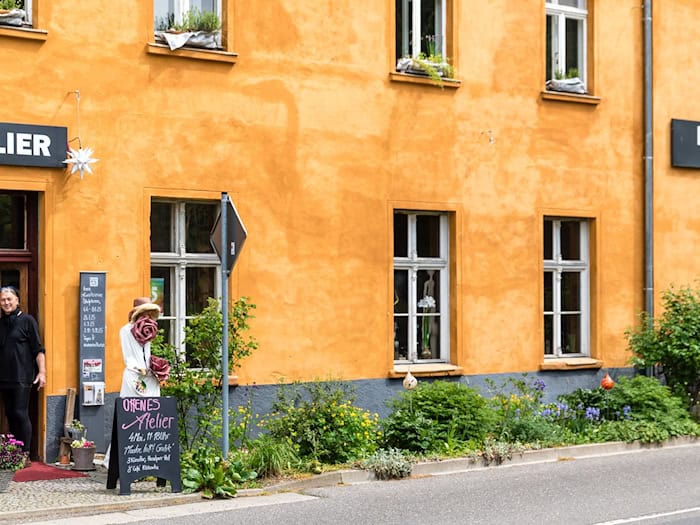 Das Kunsthaus Laasow im Spreewald beteiligt sich an den Tagen der offenen Ateliers. (Archivbild) / Foto: Frank Hammerschmidt/dpa