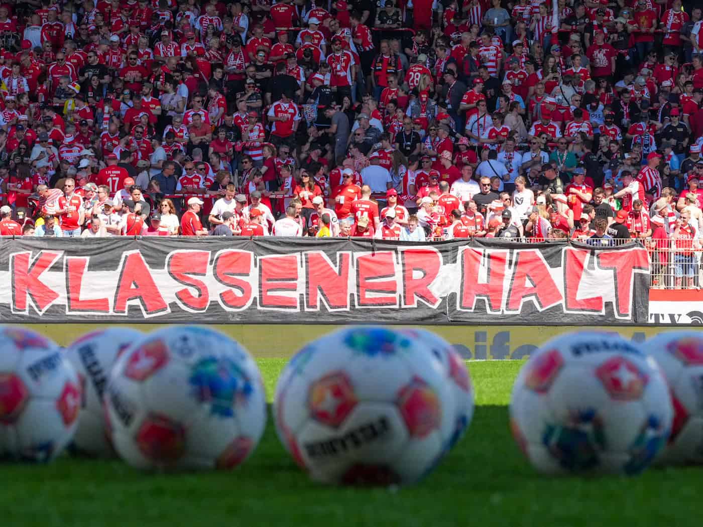 Der 1. FC Union Berlin hat den Klassenerhalt in der Fußball-Bundesliga geschafft.  / Foto: Soeren Stache/dpa