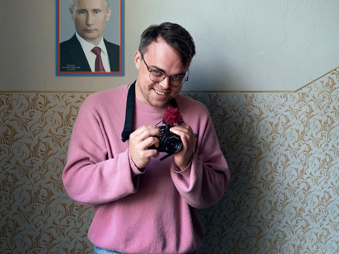 Szene mit Pawel Talankin aus der Doku und dem Oscar-Gewinnerfilm «Ein Nobody gegen Putin». Der Dokumentarfilm ist bis 2030 in der Arte-Mediathek abrufbar. (Handoutfilm) / Foto: Pawel Talankin/ZDF/dpa