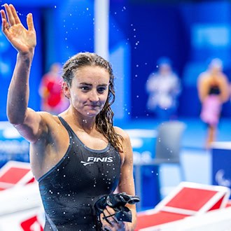 Para-Schwimmerin Elena Semechin wünscht sich mehr Unterstützung für Mütter im Leistungssport. (Archivbild) / Foto: Jens Büttner/dpa