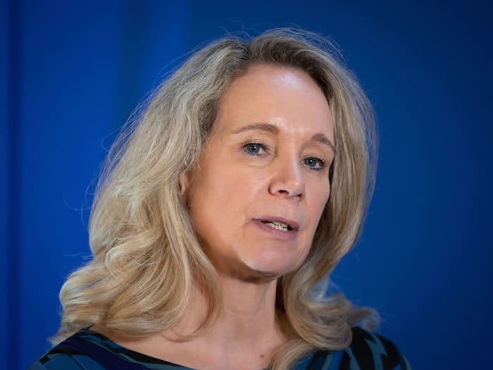 Berlins frühere Kultursenatorin Sarah Wedl-Wilson (parteilos) war im April im Zuge einer Affäre um die Vergabe von Fördermitteln gegen Antisemitismus zurückgetreten. (Archivbild)  / Foto: Soeren Stache/dpa