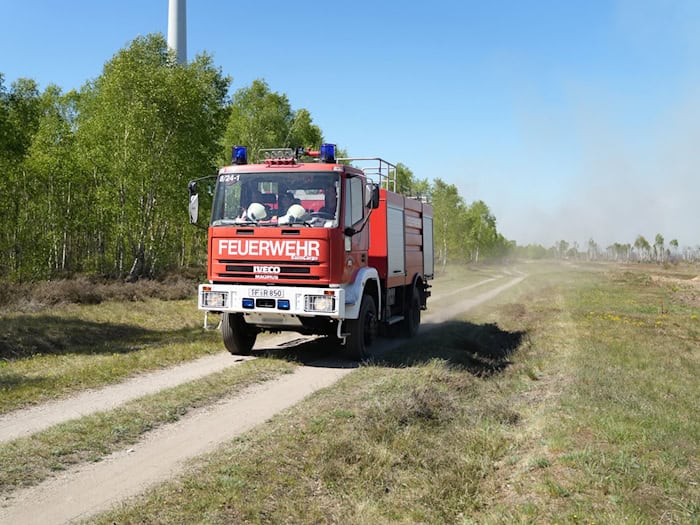 Waldbrand auf mehr als 110 Hektar ausgebreitet