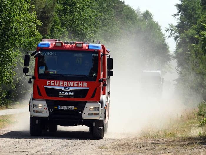 Auf einem ehemaligen Truppenübungsplatz bei Jüterbog in Brandenburg ist ein Feuer ausgebrochen. (Archivbild) / Foto: Soeren Stache/dpa-Zentralbild/dpa