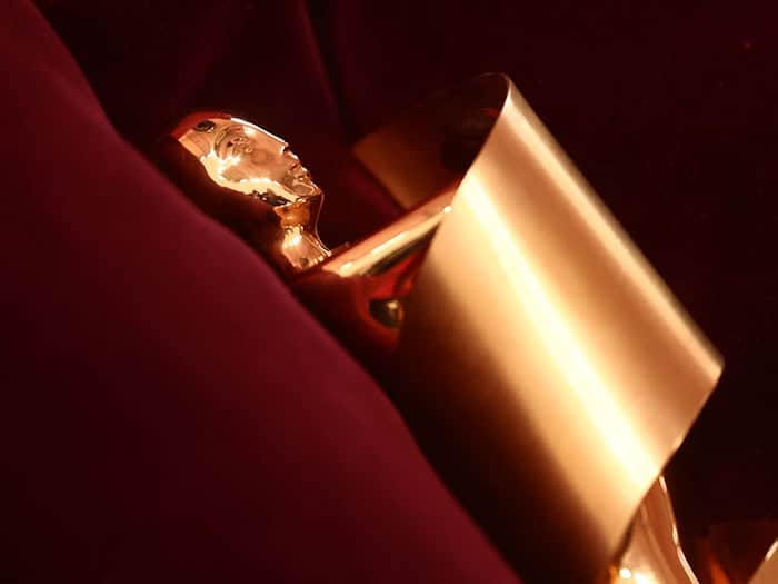 Der Deutsche Filmpreis wird am Freitag verliehen. (Archivbild) / Foto: Christoph Soeder/dpa