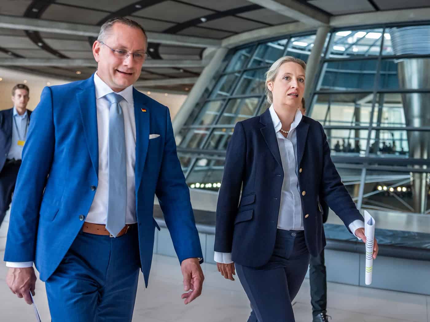 Die AfD will eine Entscheidung des Berliner Verwaltungsgerichts zu einer Parteispende nicht akzeptieren. (Archivbild)  / Foto: Michael Kappeler/dpa
