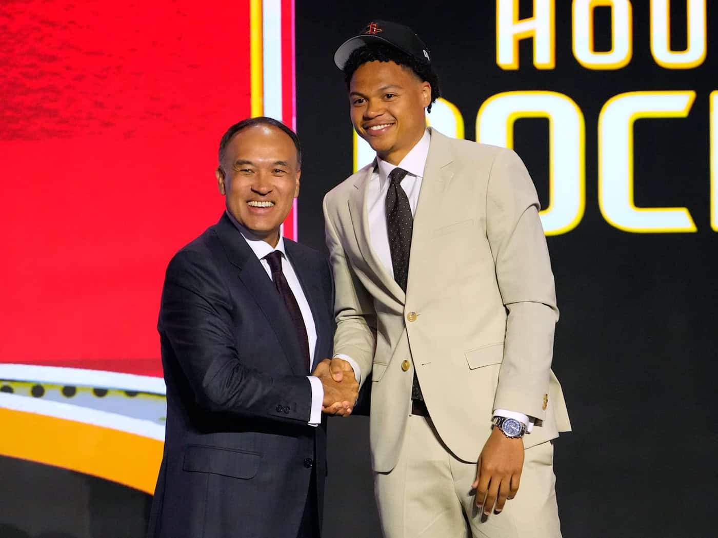 Jack Kayil wurde von den Rockets gedraftet und dann zu den Knicks geschickt. / Foto: Yuki Iwamura/AP/dpa