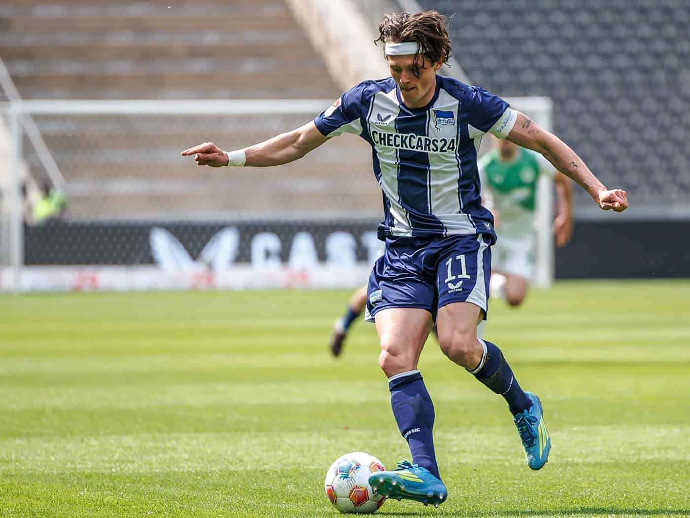 Fabian Reese wird sich wohl dem VfL Wolfsburg anschließen. (Archivbild) / Foto: Andreas Gora/dpa