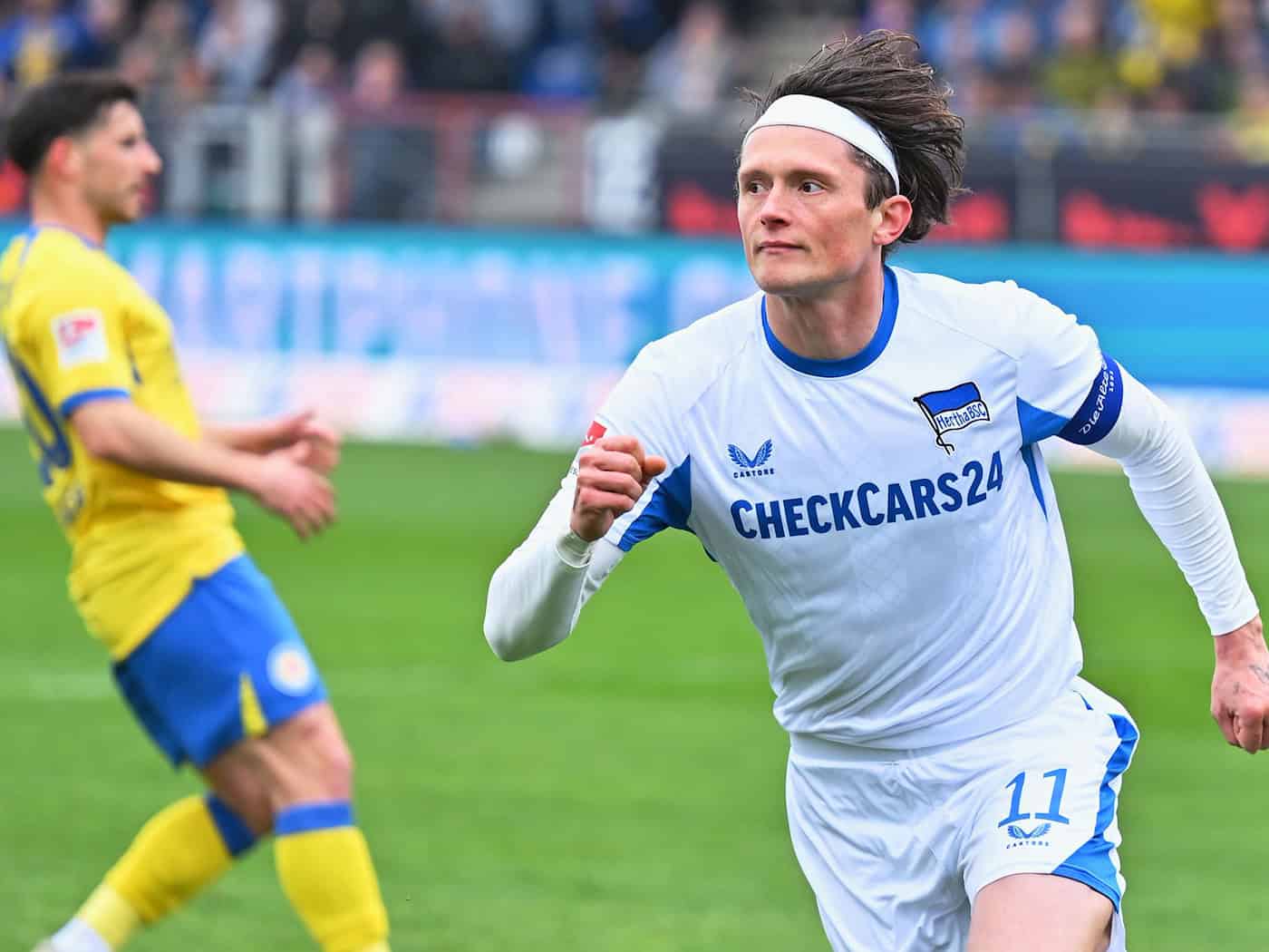 Fabian Reese steht vor einem Wechsel innerhalb der 2. Bundesliga. (Archivbild) / Foto: Swen Pförtner/dpa