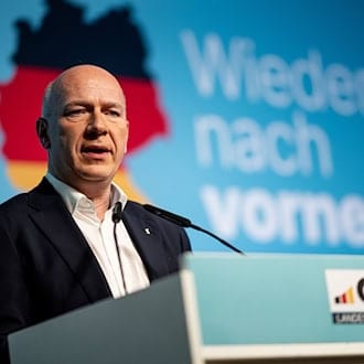 Die Berliner CDU unter dem Regierenden Bürgermeister Kai Wegner hat ihr Wahlprogramm vorgelegt. (Archivbild) / Foto: Fabian Sommer/dpa