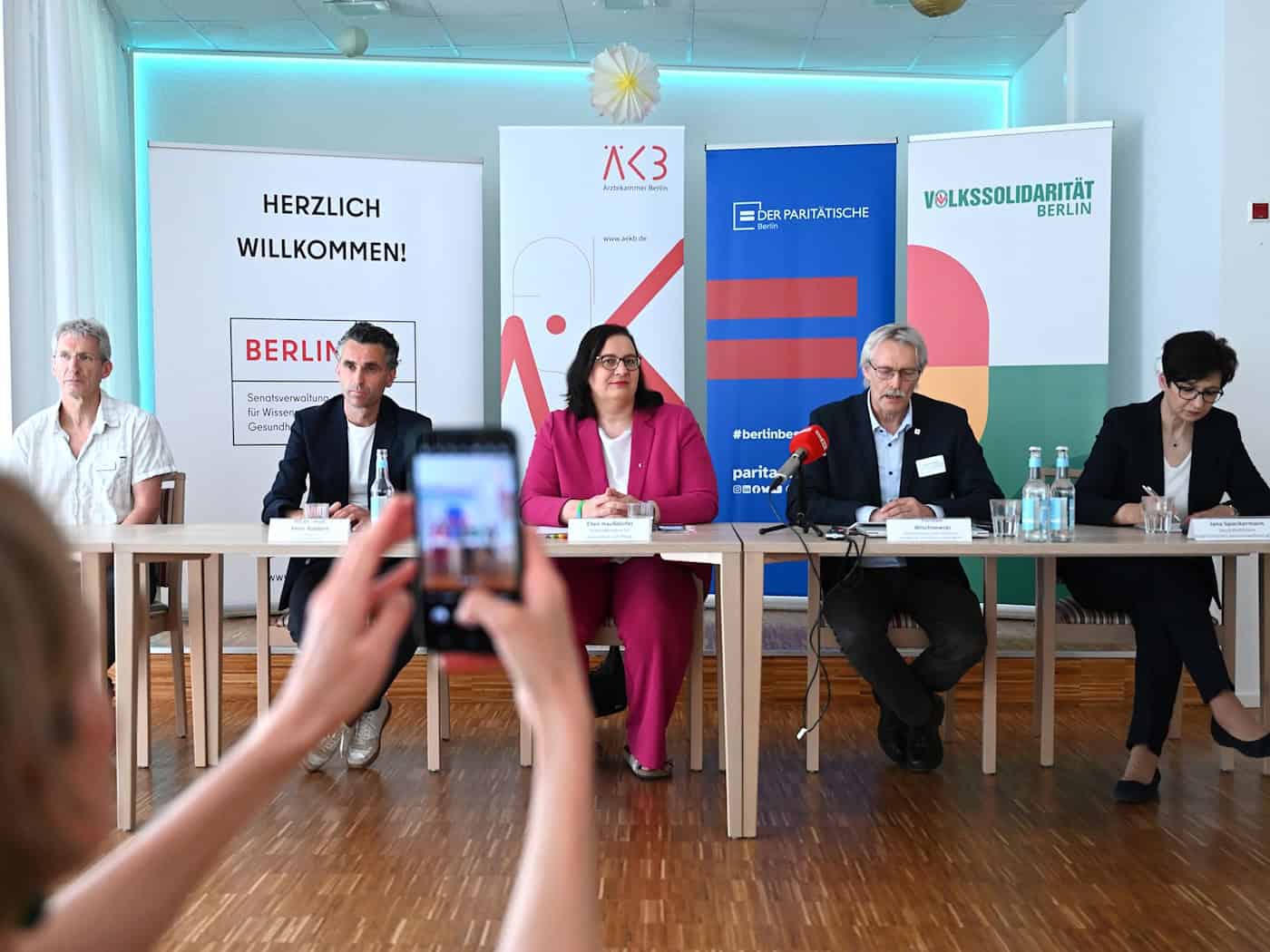 Das Aktionsbündnis Hitzeschutz Berlin wurde 2022 gegründet. / Foto: Elisa Schu/dpa