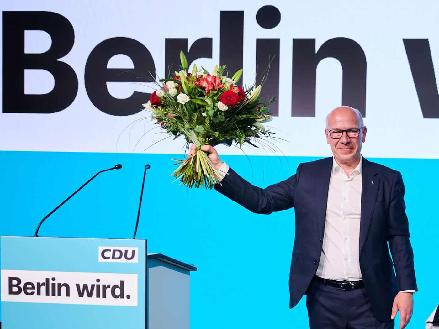 Kai Wegner ist Spitzenkandidat der Berliner CDU.  / Foto: Annette Riedl/dpa