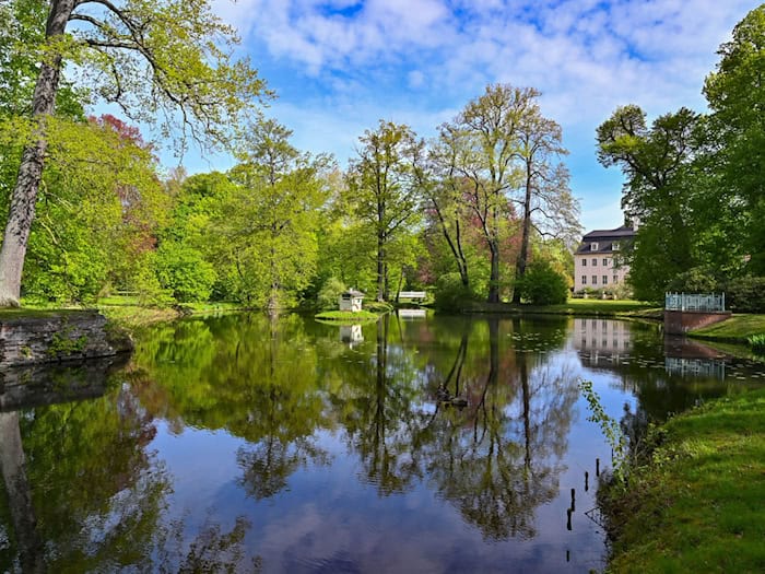 Der Schlosspark Branitz ist ein Gartendenkmal. (Archivbild) / Foto: Patrick Pleul/dpa/ZB