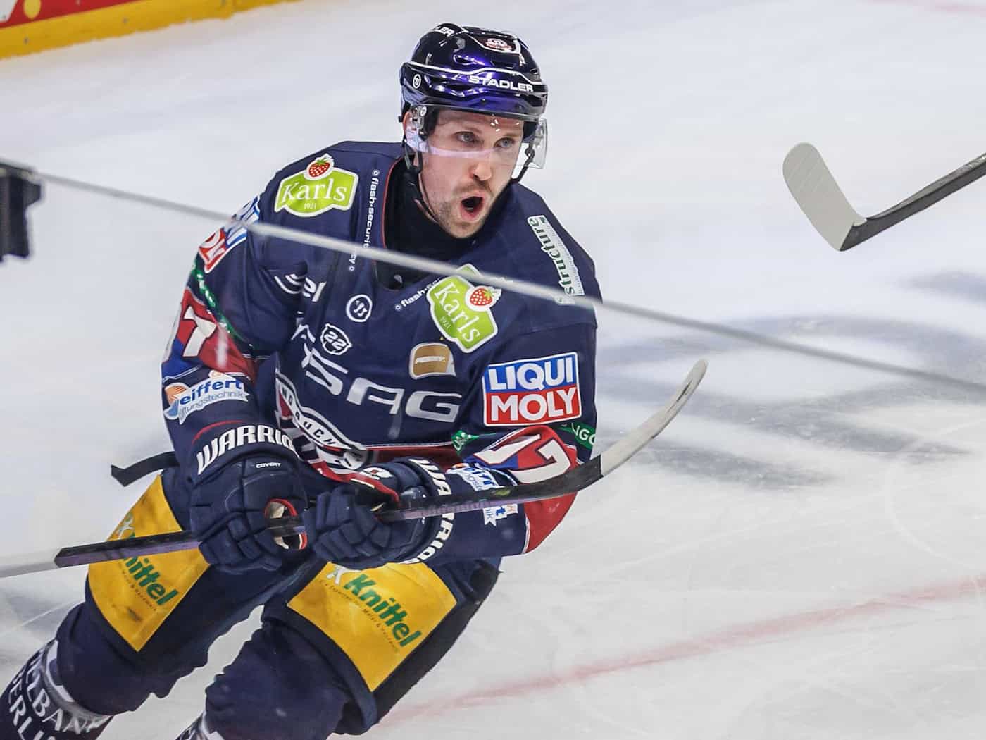 Die Eisbären holen Stürmer Gabriel Fontaine nach Berlin zurück. (Archivbild) / Foto: Andreas Gora/dpa