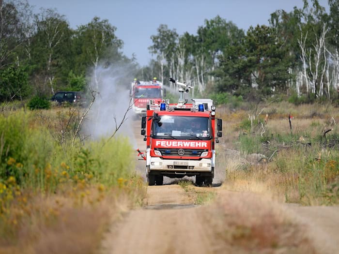 Feuerwehr hält Waldbrand in Gohrischheide vorerst in Schach