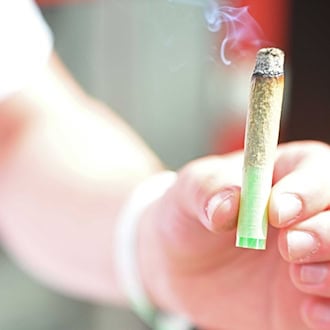 Nach dem Fund einer größeren Menge Cannabis erließ das Amtsgericht Dresden Haftbefehl gegen den Mann. (Symbolbild) / Foto: Michael Brandt/dpa