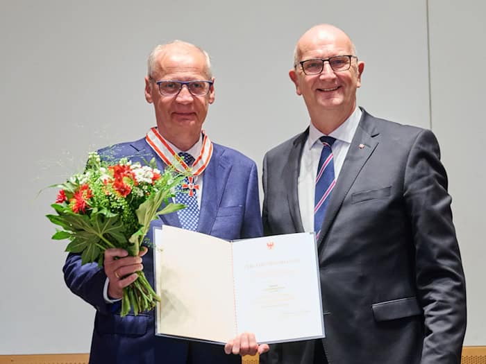 Günther Jauch in Potsdam mit Verdienstorden des Landes Brandenburg ausgezeichnet