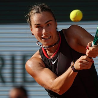 Aryna Sabalenka hat in Berlin keine Chance mehr auf den Titel. (Archivbild) / Foto: Aurelien Morissard/AP/dpa