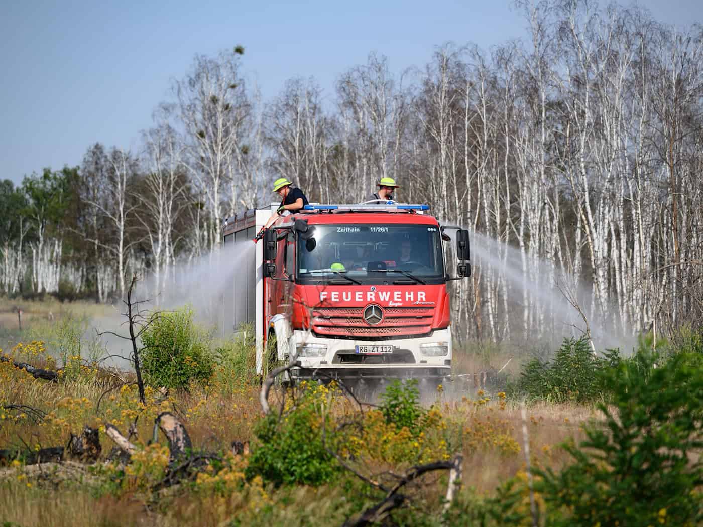Waldbrand in Gohrischheide gelöscht – Glutnester im Fokus