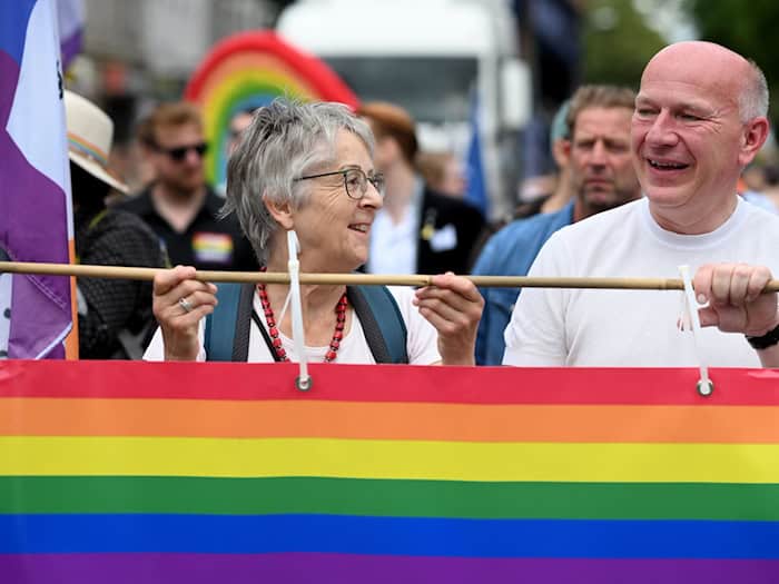 Wegner mit eigenem Truck beim CSD in Berlin