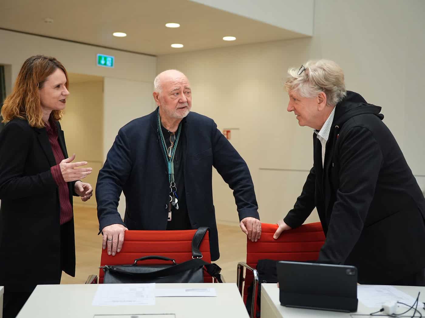 Die drei Ex-BSW-Abgeordneten Melanie Matzies, Reinhard Simon und André von Ossowski wollen eine parlamentarische Gruppe bilden. (Archivbild) / Foto: Soeren Stache/dpa