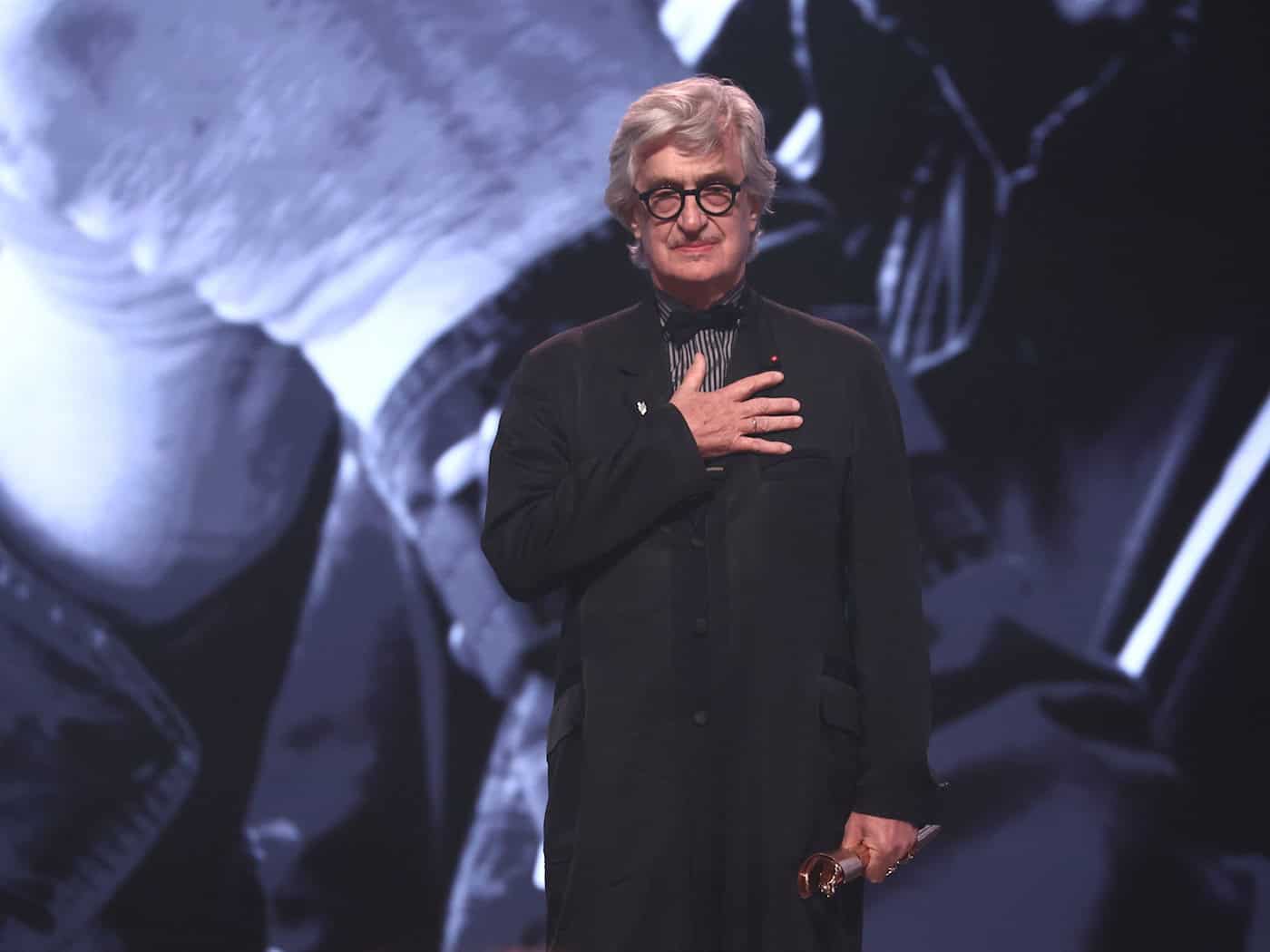Die Rede von Wim Wenders beim Deutschen Filmpreis sorgte für Diskussionen (Archivbild). / Foto: Christoph Soeder/dpa
