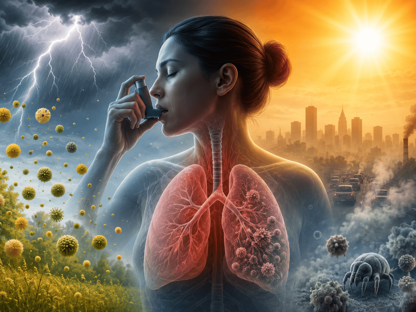 Wie wirken sich Wetter und Klima auf Asthma aus? – Das sagt die Forschung