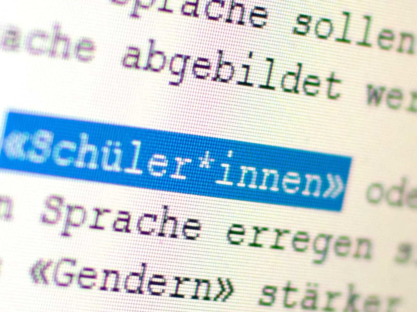Ums Gendern und die Nutzung von Sonderzeichen gibt es seit langem Debatten. (Symbolbild) / Foto: Gregor Bauernfeind/dpa