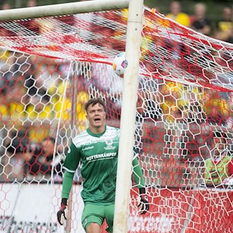 Kevin Kratzsch komplettiert das Torhüter-Team des FC Energie Cottbus. (Archivbild) / Foto: Bernd Thissen/dpa