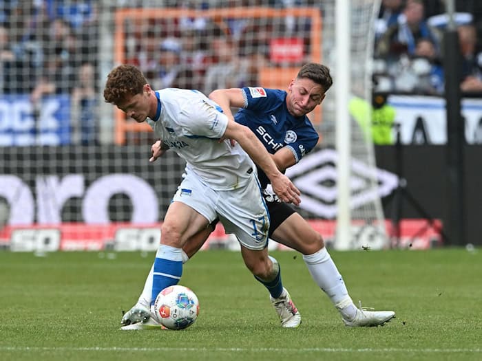 Sebastian Grönning erzielte einen Doppelpack für Hertha BSC. (Archivbild) / Foto: Carmen Jaspersen/dpa