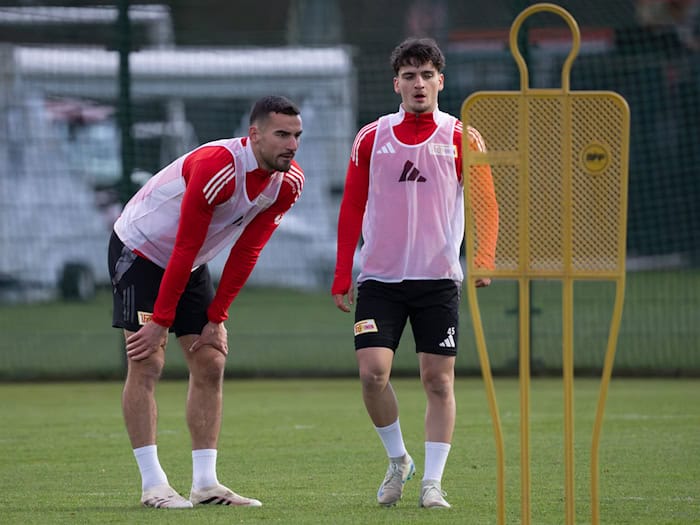 David Preu (r) erhofft sich in Stuttgart mehr Spielzeit. (Archivbild) / Foto: Soeren Stache/dpa