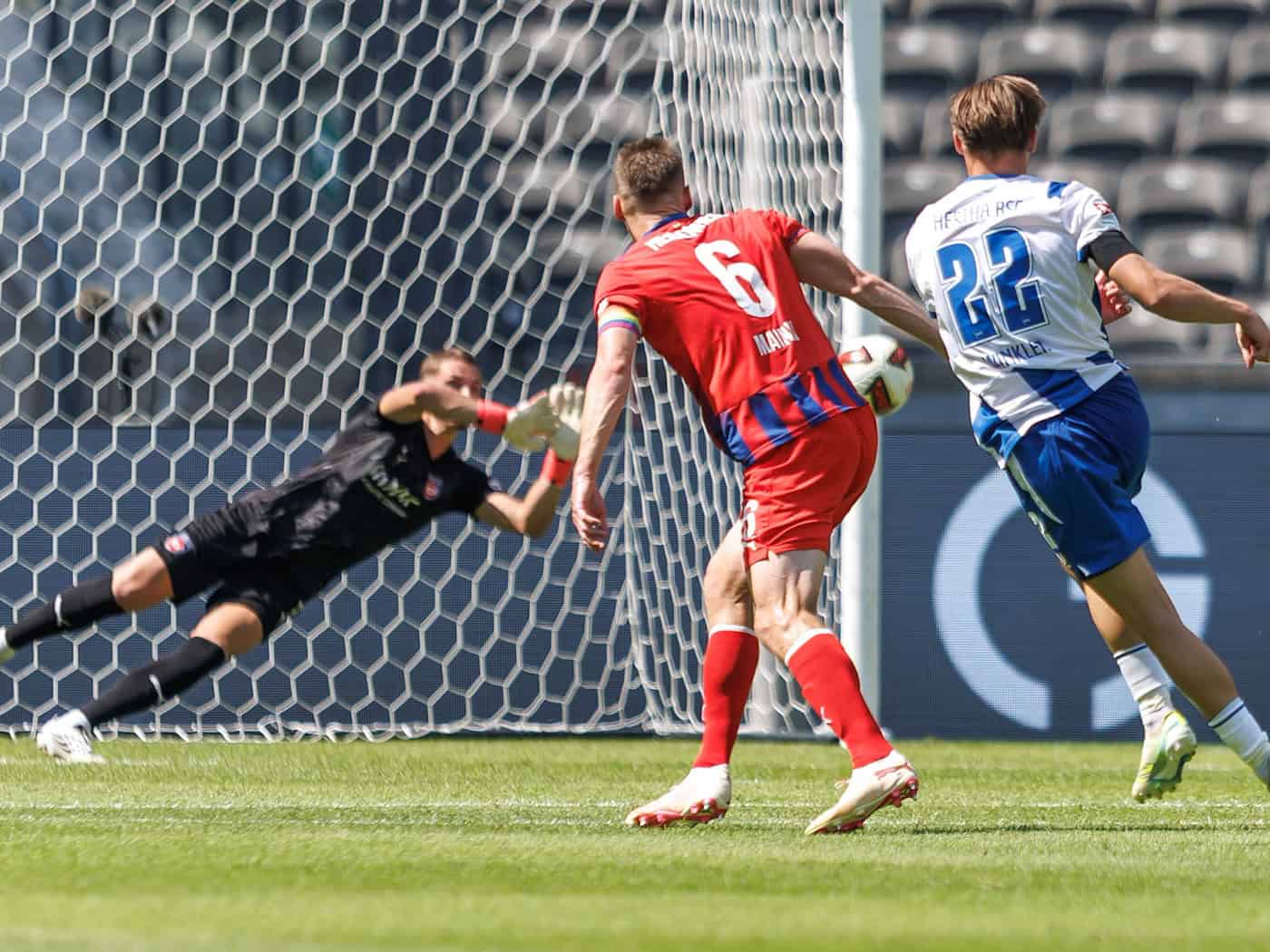 4:1 gegen Heidenheim: Hertha gewinnt Duell der Auftaktsieger