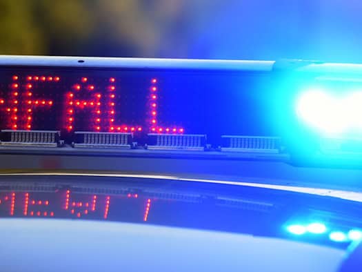 A13 in Richtung Berlin nach Unfall gesperrt