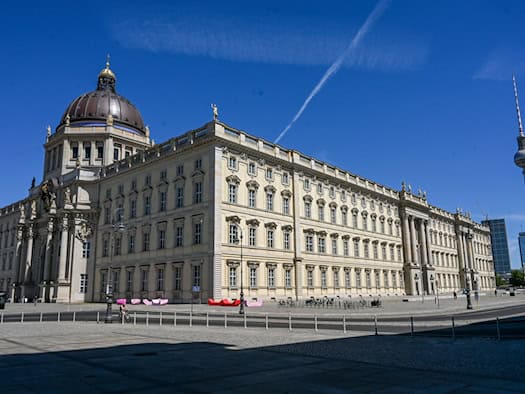 Brand im Humboldt Forum