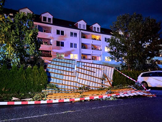 Tornado fegt durch Wohngebiet in Fürstenwalde/Spree – mehrere Verletzte
