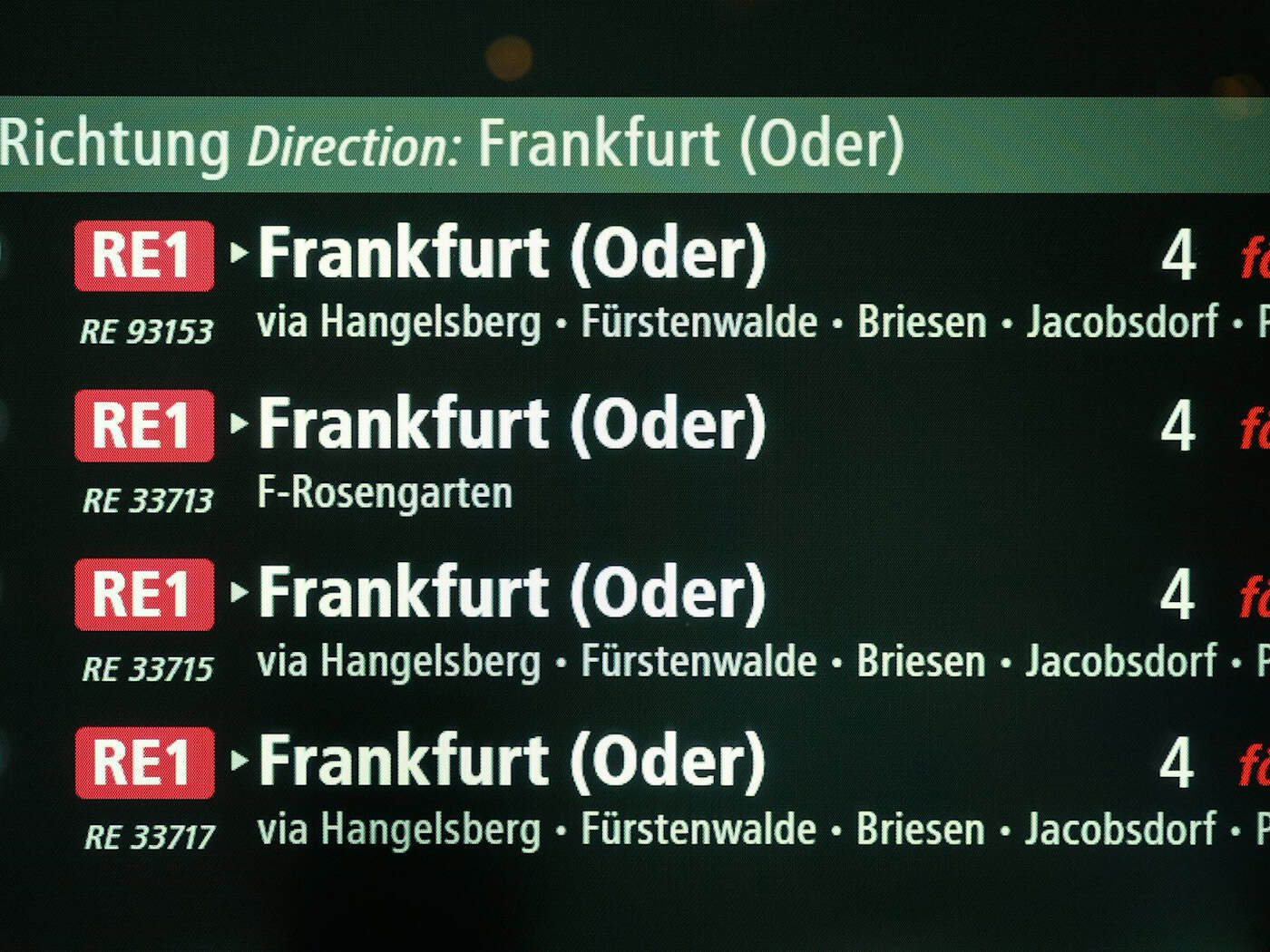 Eröffnung des neuen Bahnhofs Fangschleuse verschiebt sich