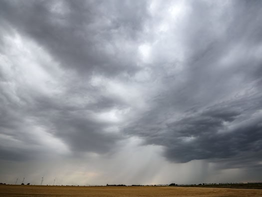 Schauer und Gewitter möglich