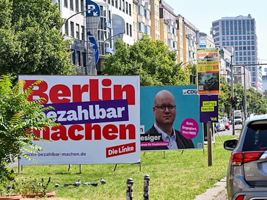 Berlin: Linke in Umfrage mit 21 Prozent vor CDU