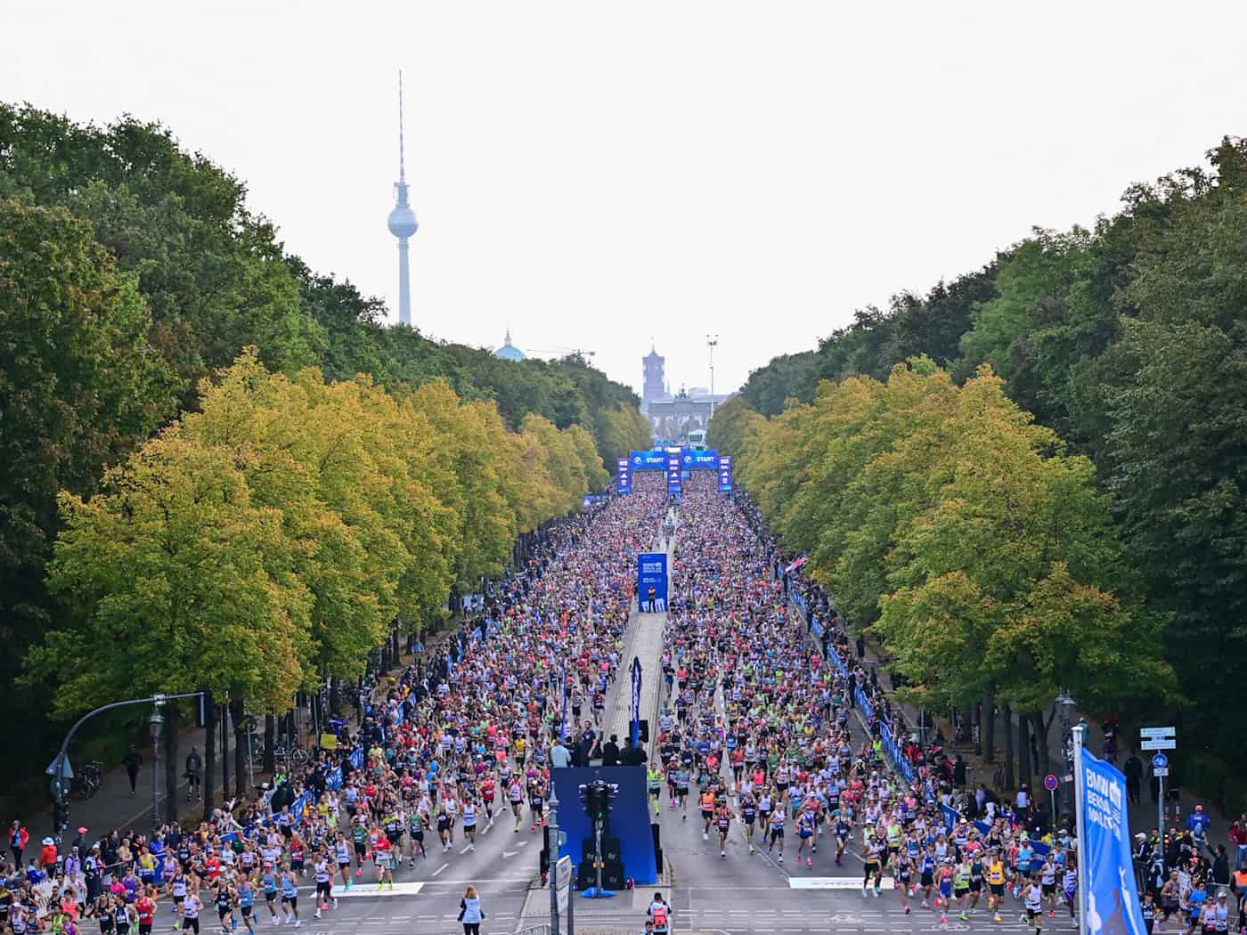 1.800 Polizisten sichern Marathon – viele Straßen gesperrt