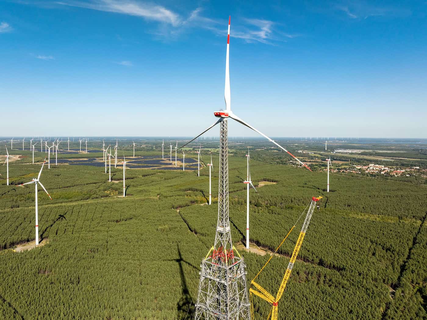 Höchstes Windrad der Welt erreicht 365 Meter in Schipkau (Lausitz)