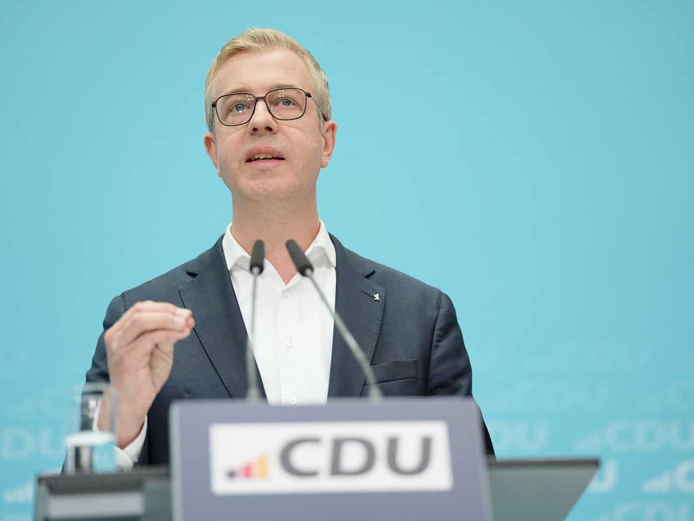 Berliner CDU schlägt Stefan Evers für Fraktionsvorsitz vor