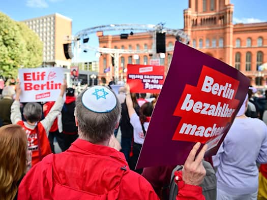 Endspurt im Berliner Wahlkampf - enges Rennen erwartet