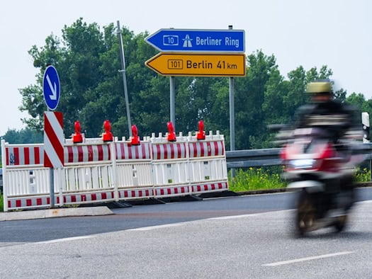 Gesperrte B101 soll Mitte November wieder freigegeben werden