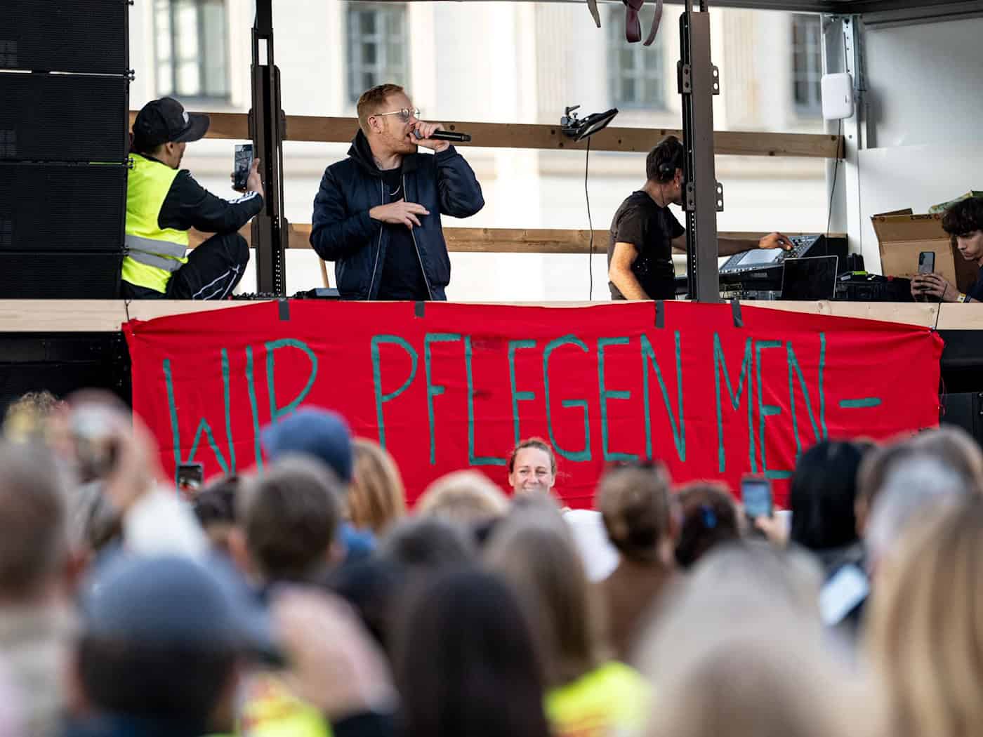 Peter Fox solidarisiert sich mit Pflegekräften der Charité in Berlin