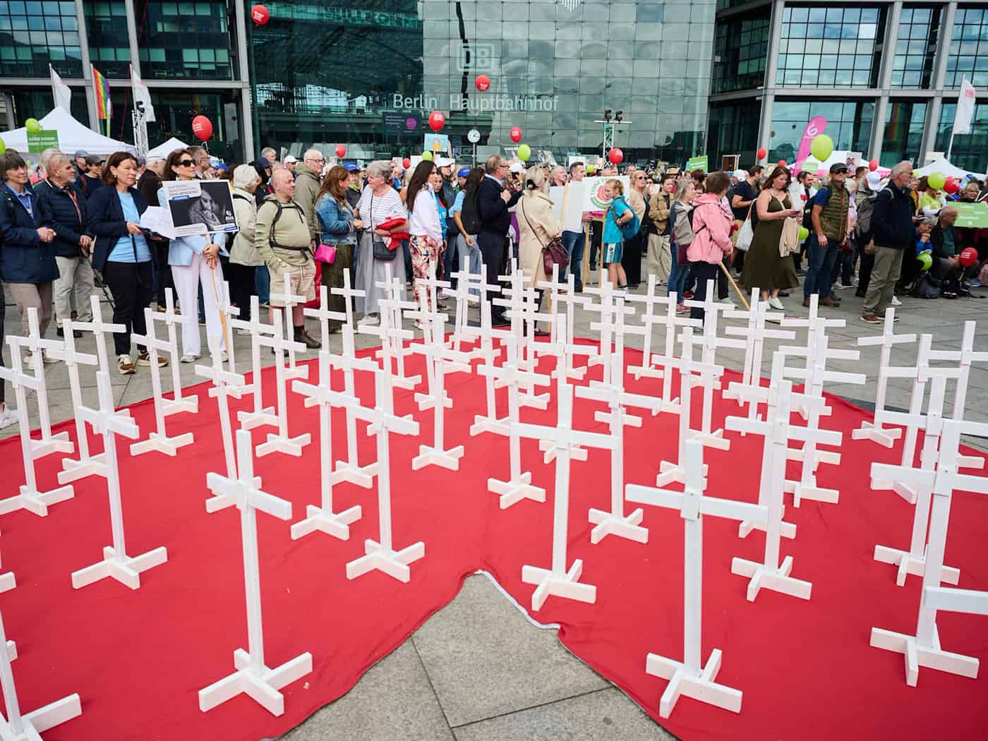 Protest gegen Schwangerschaftsabbrüche in Berlin