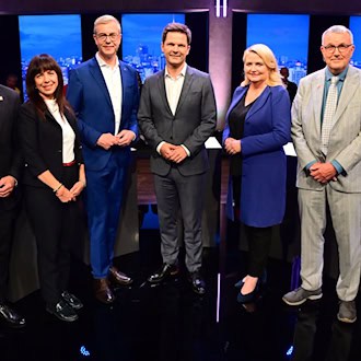 Berliner Spitzenkandidaten streiten in großem TV-Duell