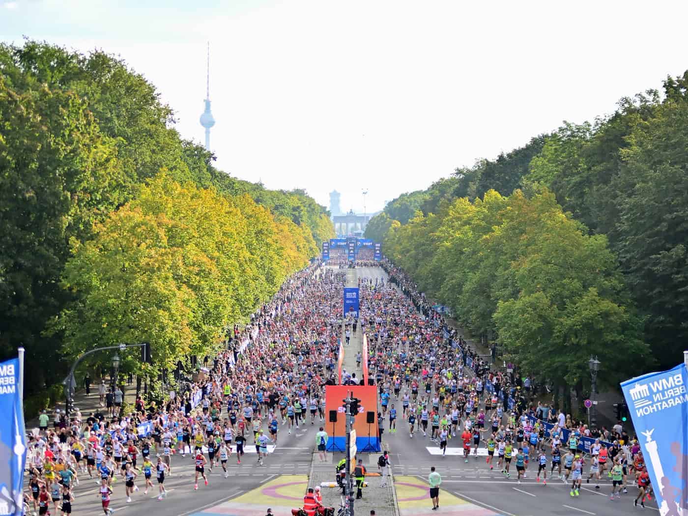 Vorbereitungen für Berlin-Marathon – erste Strecken gesperrt