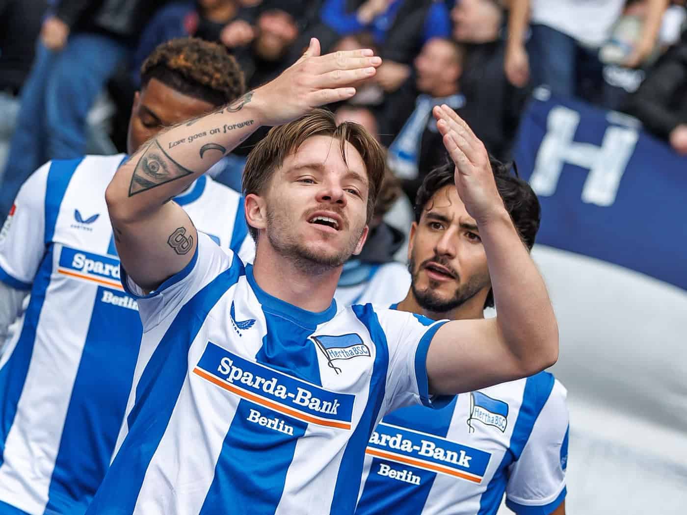Hertha baut Führung in 2. Bundesliga aus – 2:1 gegen Greuther Fürth im Olympiastadion