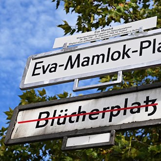 Blücherplatz in Kreuzberg heißt jetzt Eva-Mamlok-Platz